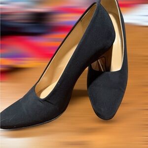 Vintage — Sesto Meucci Classic Black Heels—5.5